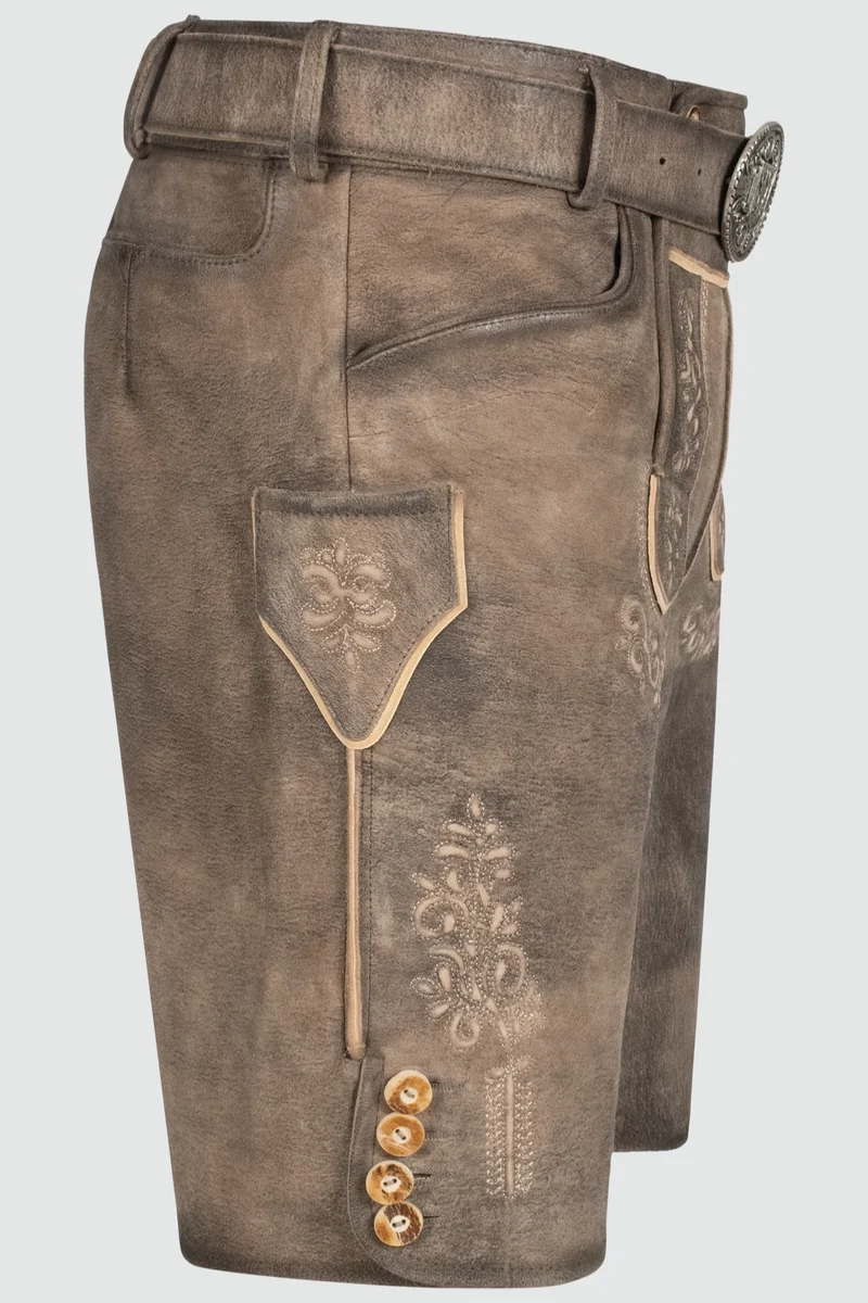 Herren Lederhose MAILO - Krüger Buam - 969268-000-0071