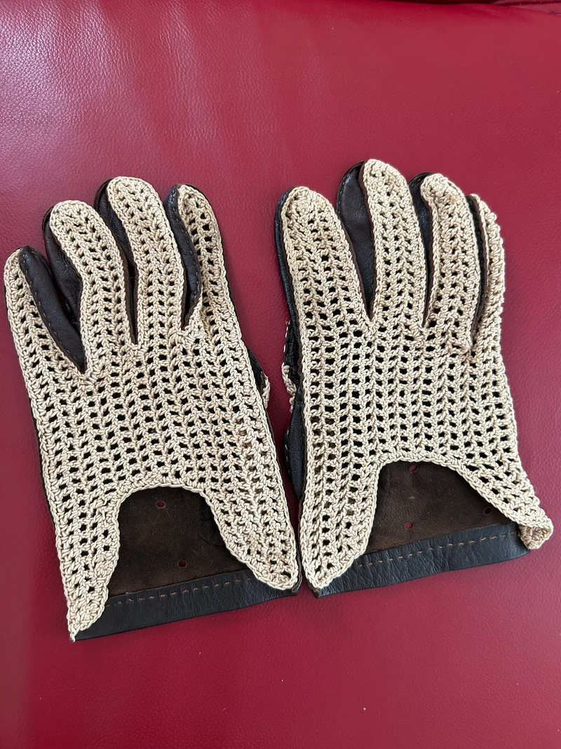 Vintage Herren-Autohandschuhe Gr. 11 – Eleganz für Oldtimer-Fans