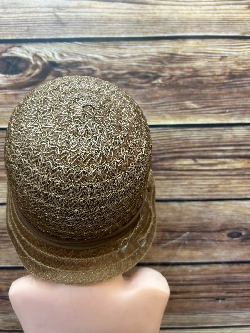 Vintage Damenhut mit Schleife – Gr. 54 – Ein Hauch von Eleganz