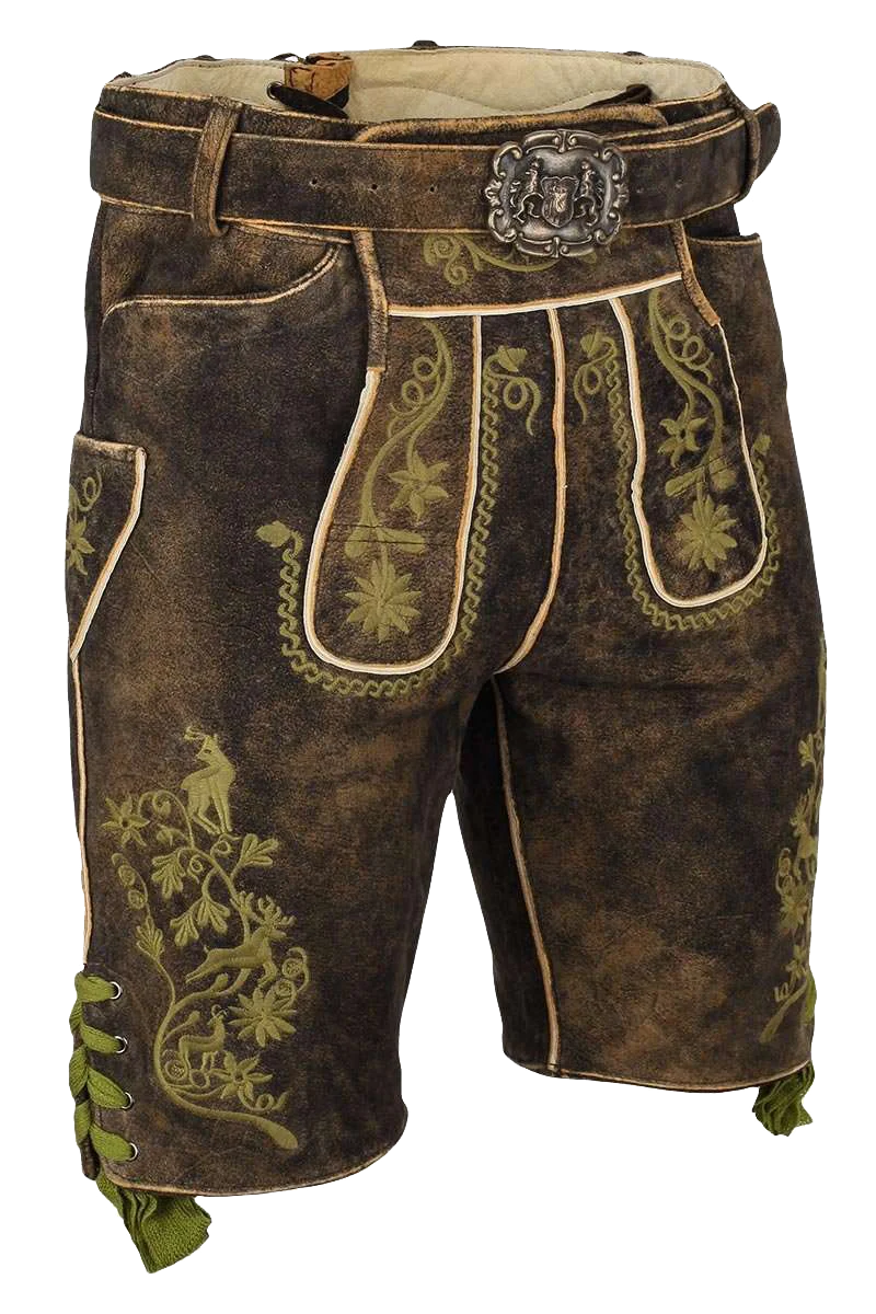 Herren Lederhose kurz