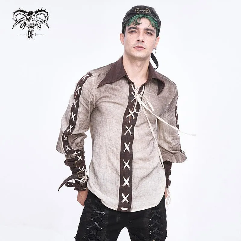Herren-Mütze mit Schnürung von Punk Gear