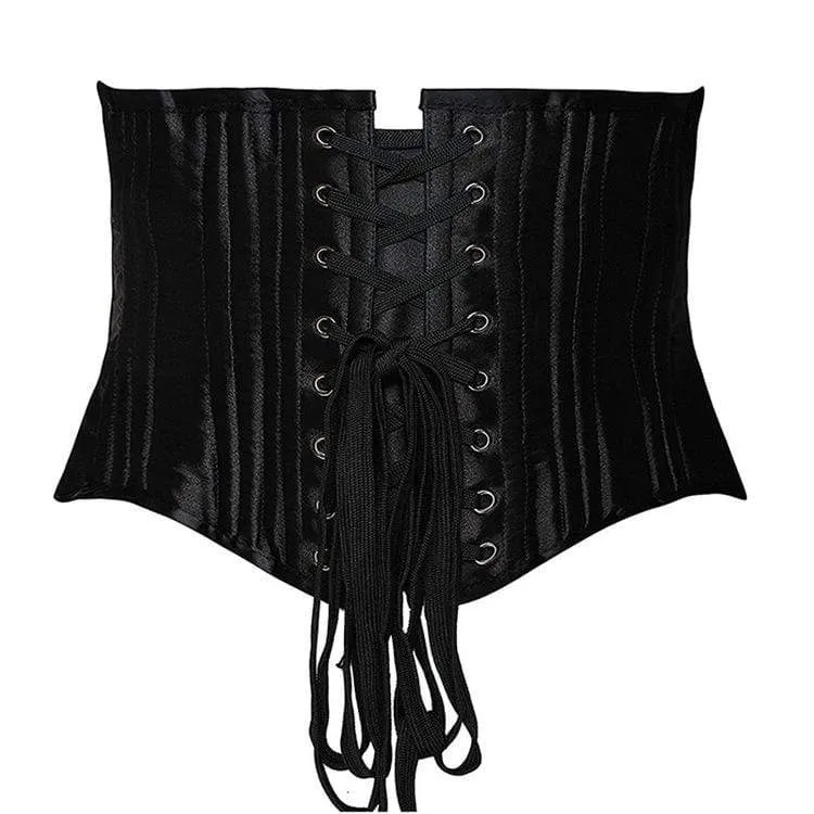 Frauen Gothic Pure Color Underbust Korsetts
