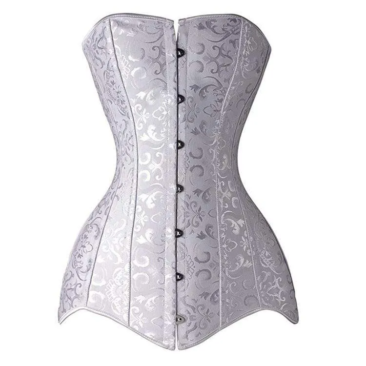 Frauen Gothic Floral Overbust Korsetts