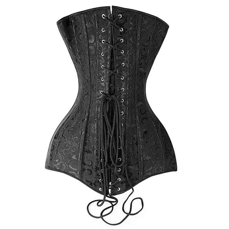 Frauen Gothic Floral Overbust Korsetts