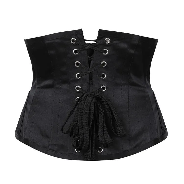 Frauen Gothic Floral Underbust Korsetts