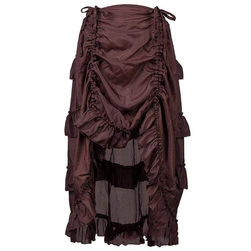 Steampunk Pure Color Rüschenröcke für Damen