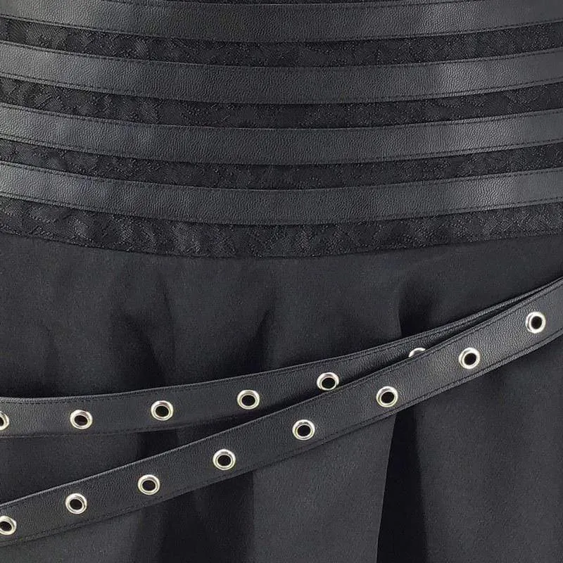Steampunk-Röcke für Frauen mit Riemen