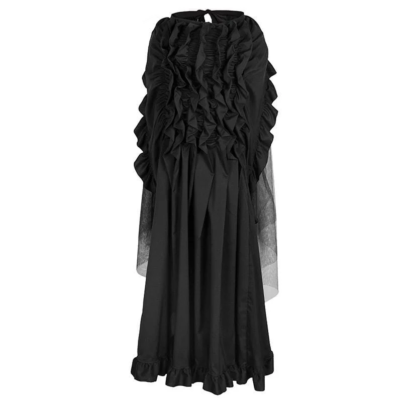 Gothic-Maxiröcke mit Rüschen für Damen