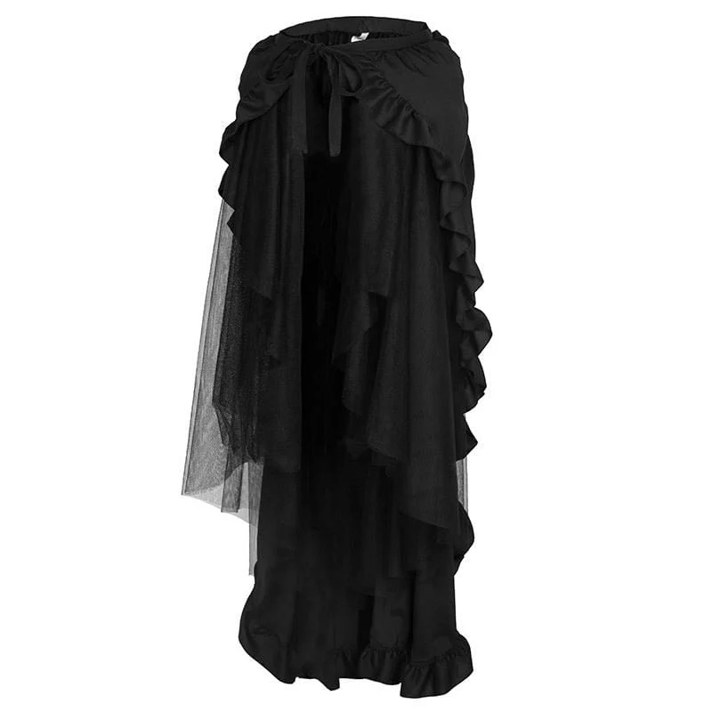 Gothic-Maxiröcke mit Rüschen für Damen