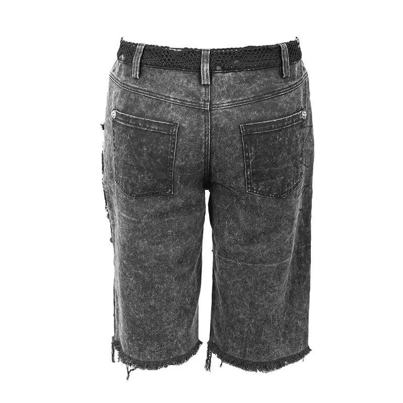 Herausgeschnittene Nietlöcher für Herren Fünfte Hose