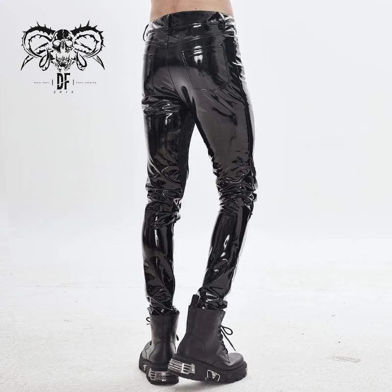 Sexy PU Skinny Pants für Herren