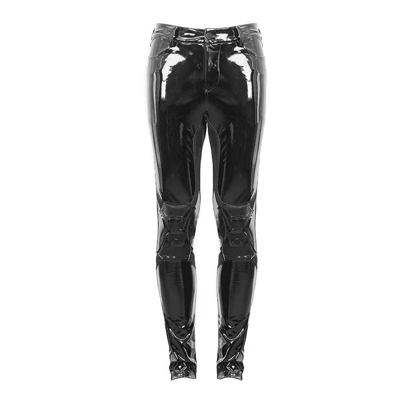 Sexy PU Skinny Pants für Herren