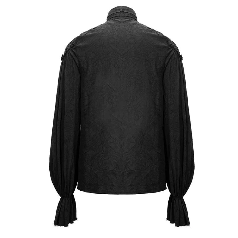 Herren Vintage wunderschöne Rokoko Puff Ärmel Rüschen Shirts