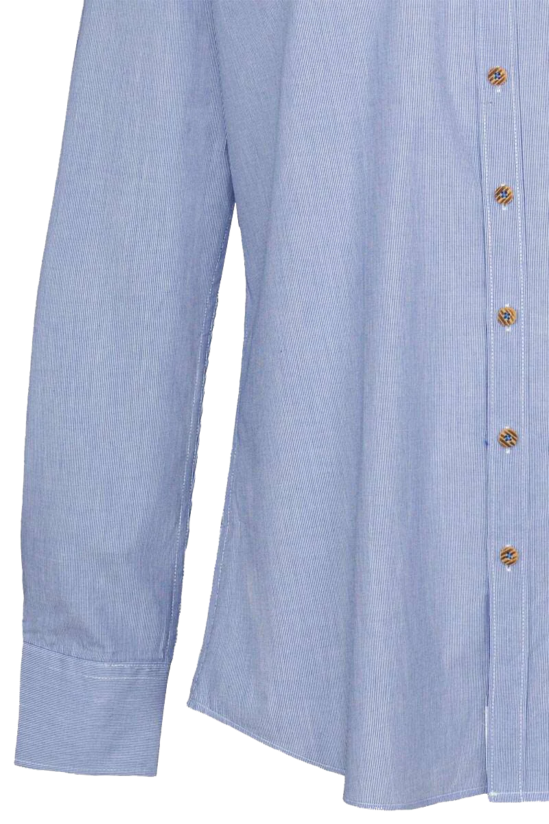 Trachtenhemd Slim fit gestreift
