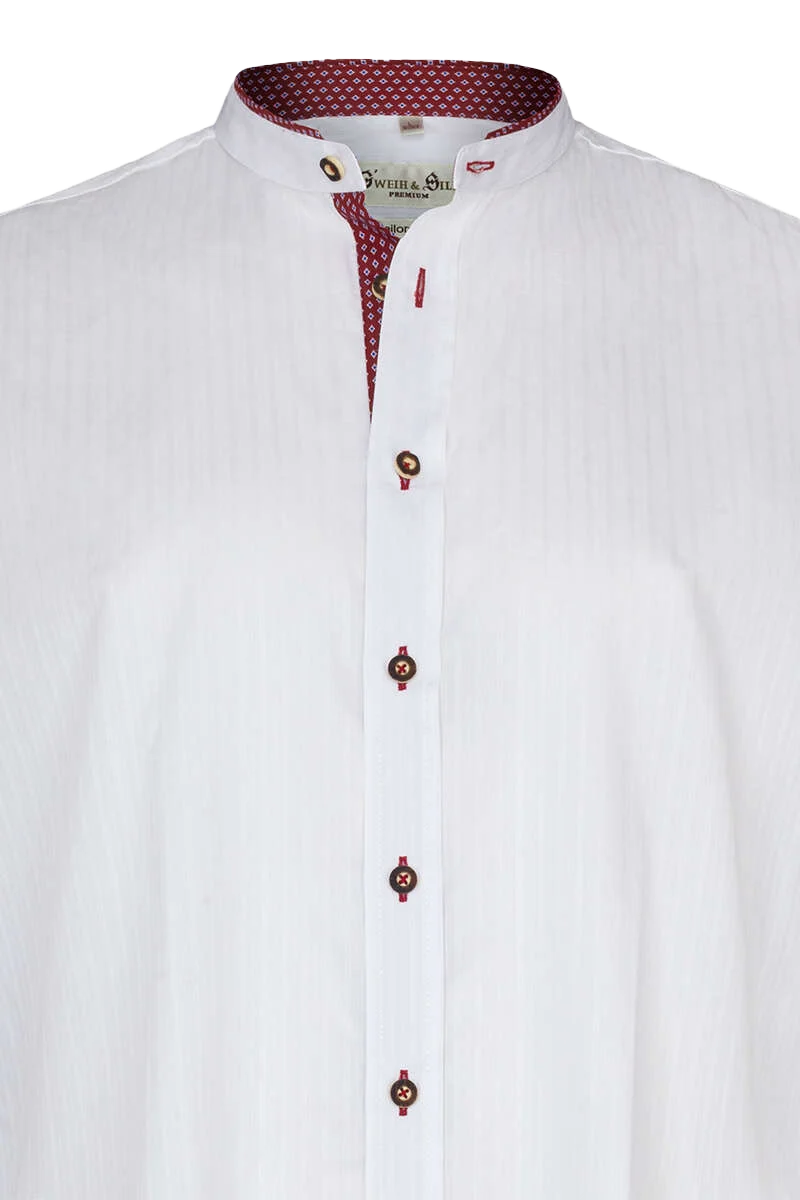 Trachtenhemd Stehkragen tailored fit