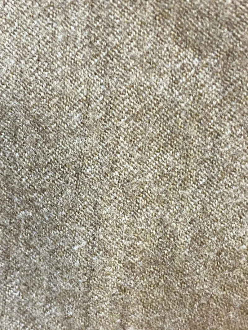 1970er Vintage Bundfaltenhose Herren Beige Gr. 52 (Kurzgröße)