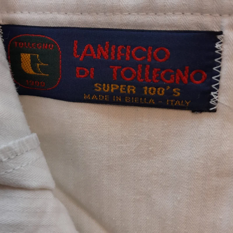 1970er Vintage Bundfaltenhose Herren Beige Gr. 52 (Kurzgröße)