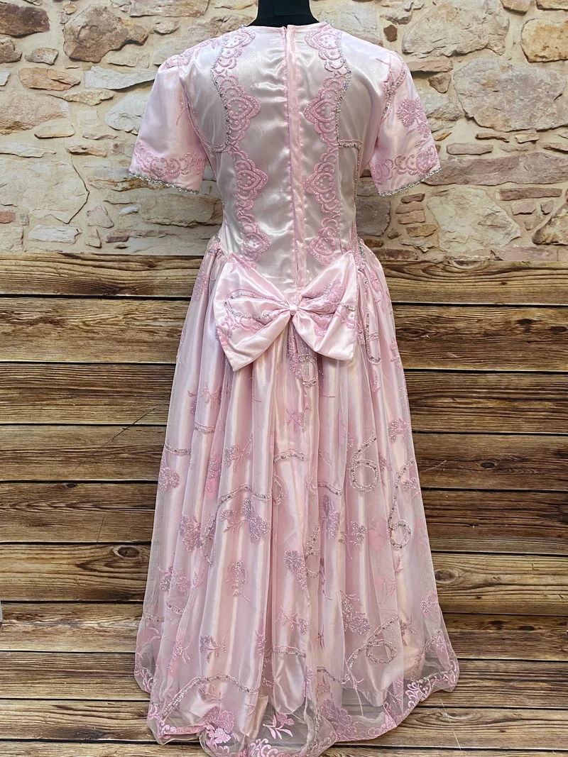 Vintage Theater Ballkleid Rosa – Bühnenkostüm Operette Gr. 38