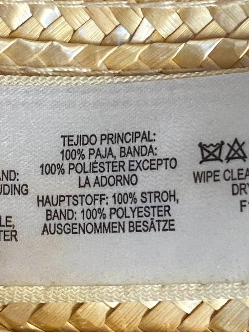 Boater Strohhut Herren Beige Gr. 59 – 20er Jahre Stil