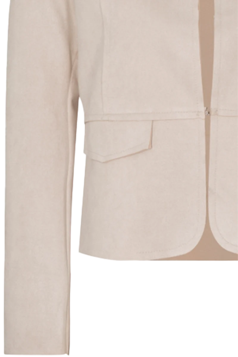 Damen Trachtenblazer mit Strassstein-Motiv - beige