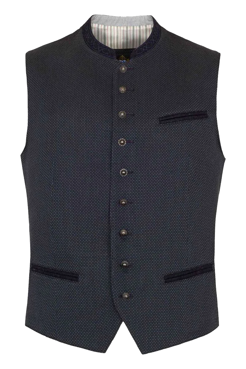 Herren Trachtenweste Slim-Fit