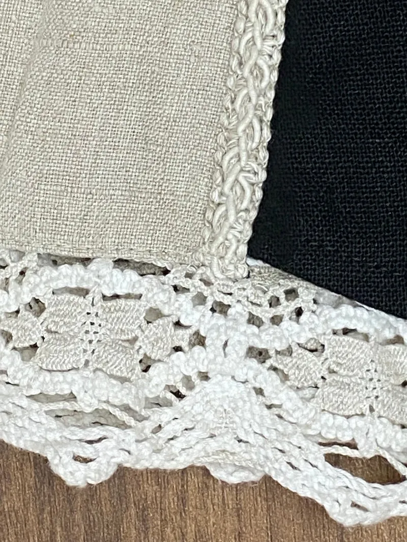 Damen Trachtenrock – Beige Schwarz - Landhausstil