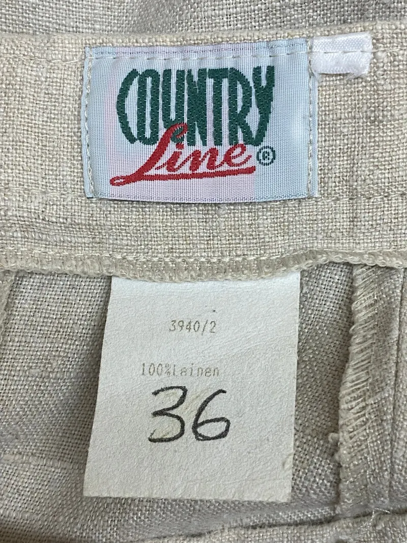 Damen Trachtenrock – Beige Schwarz - Landhausstil