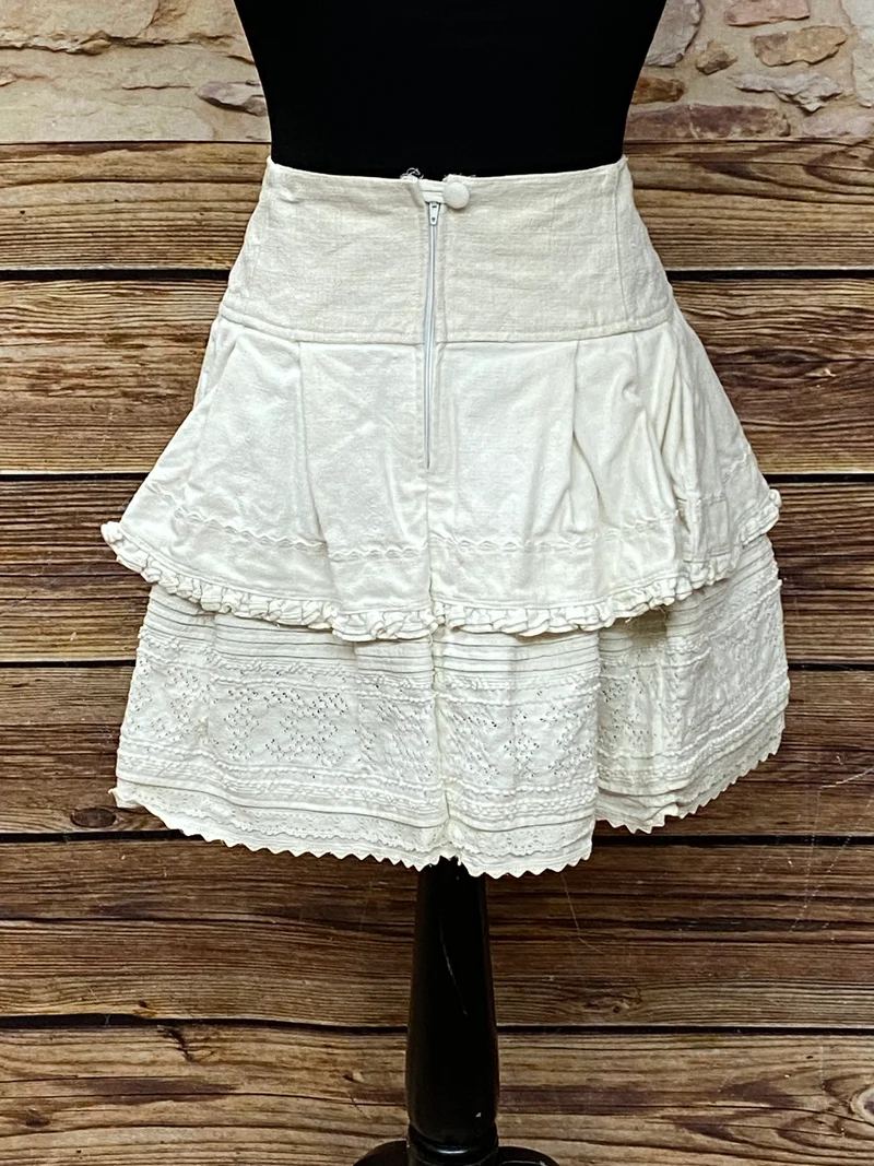 Trachtenrock – Beige - Größe 42