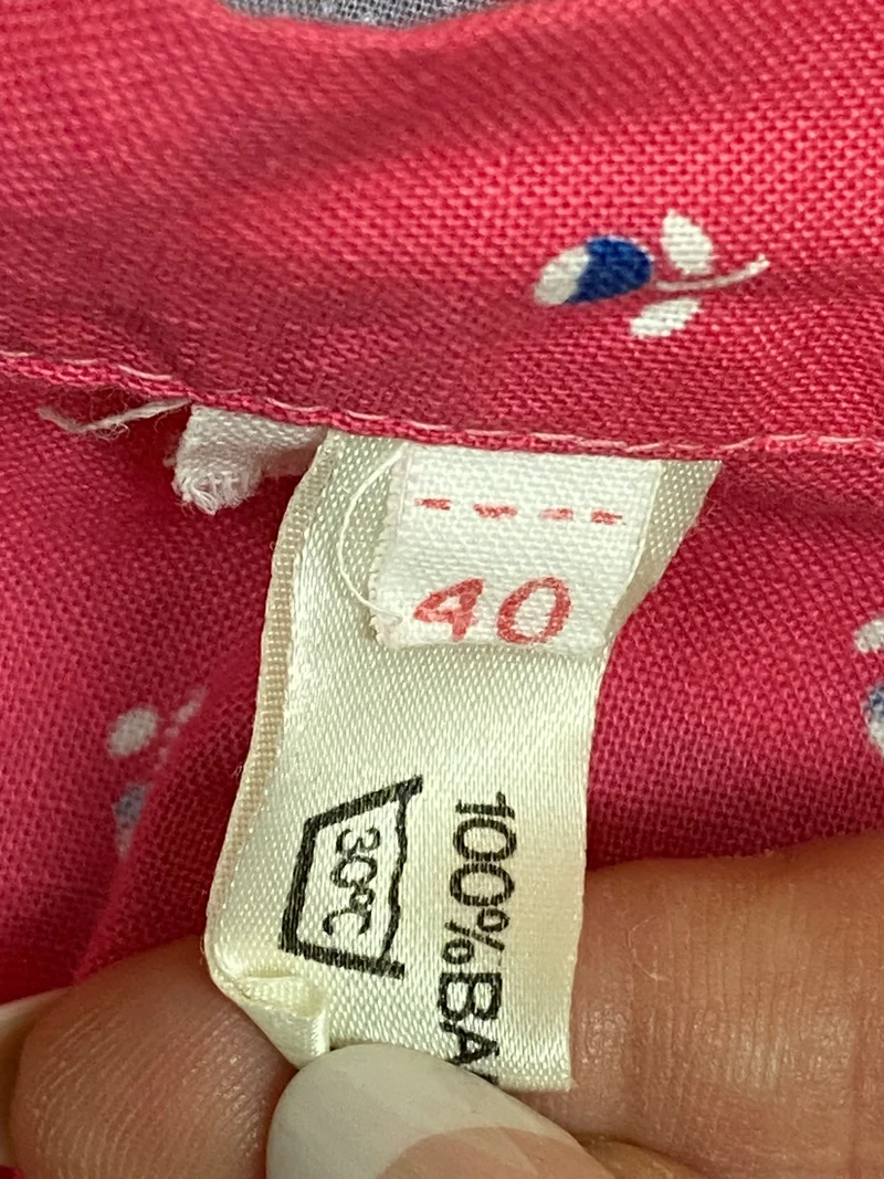 Dirndlschürze rosa - Größe 40, kurz