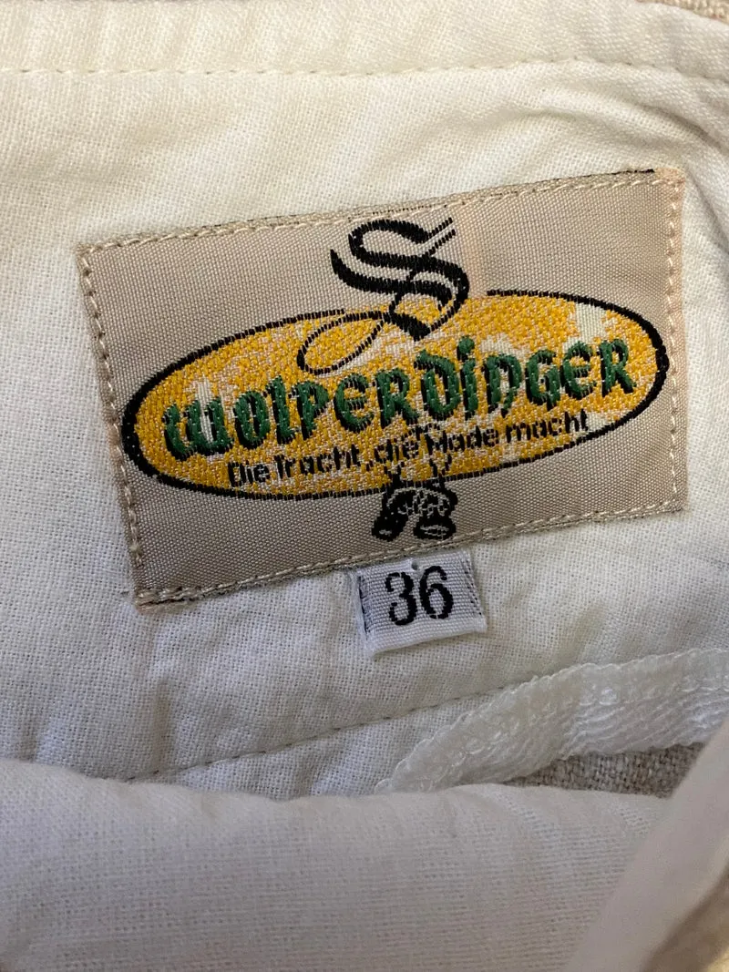 Damen Trachtenrock von Wolperdinger – Beige, Größe 36