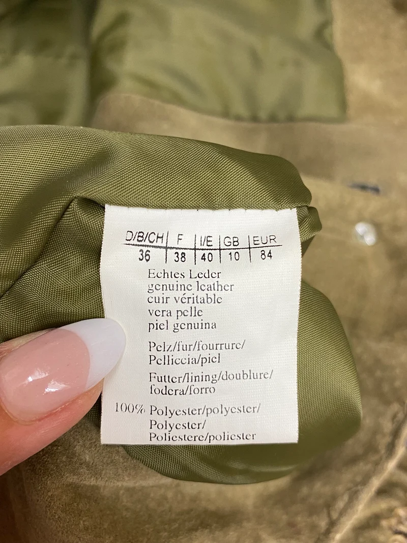 Vintage Trachtenweste Damen 36 Leder Landhausstil 80er/90er