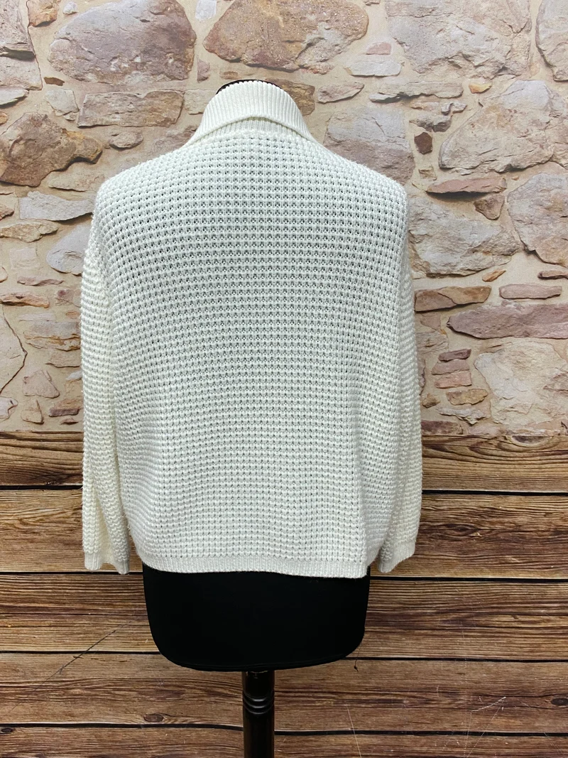 Strickjacke Vintage creme