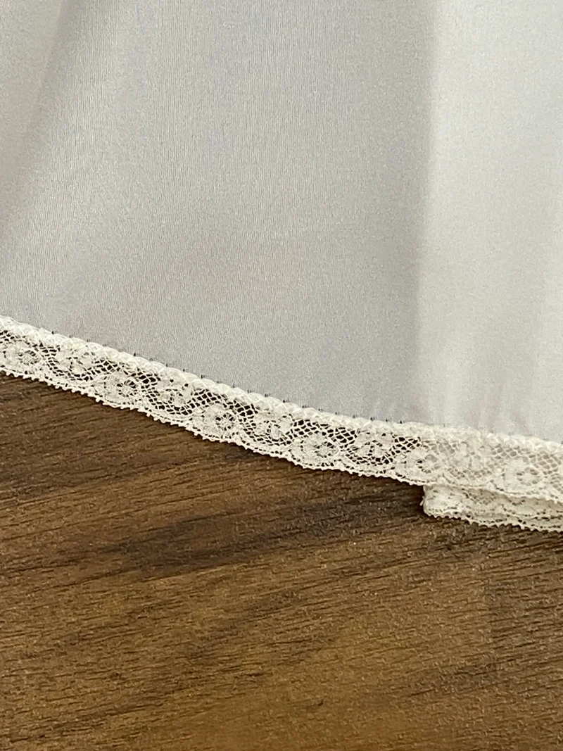Vintage Petticoat weiß lang 50er Jahre Unterrock Tellerrock Gr. 36–40