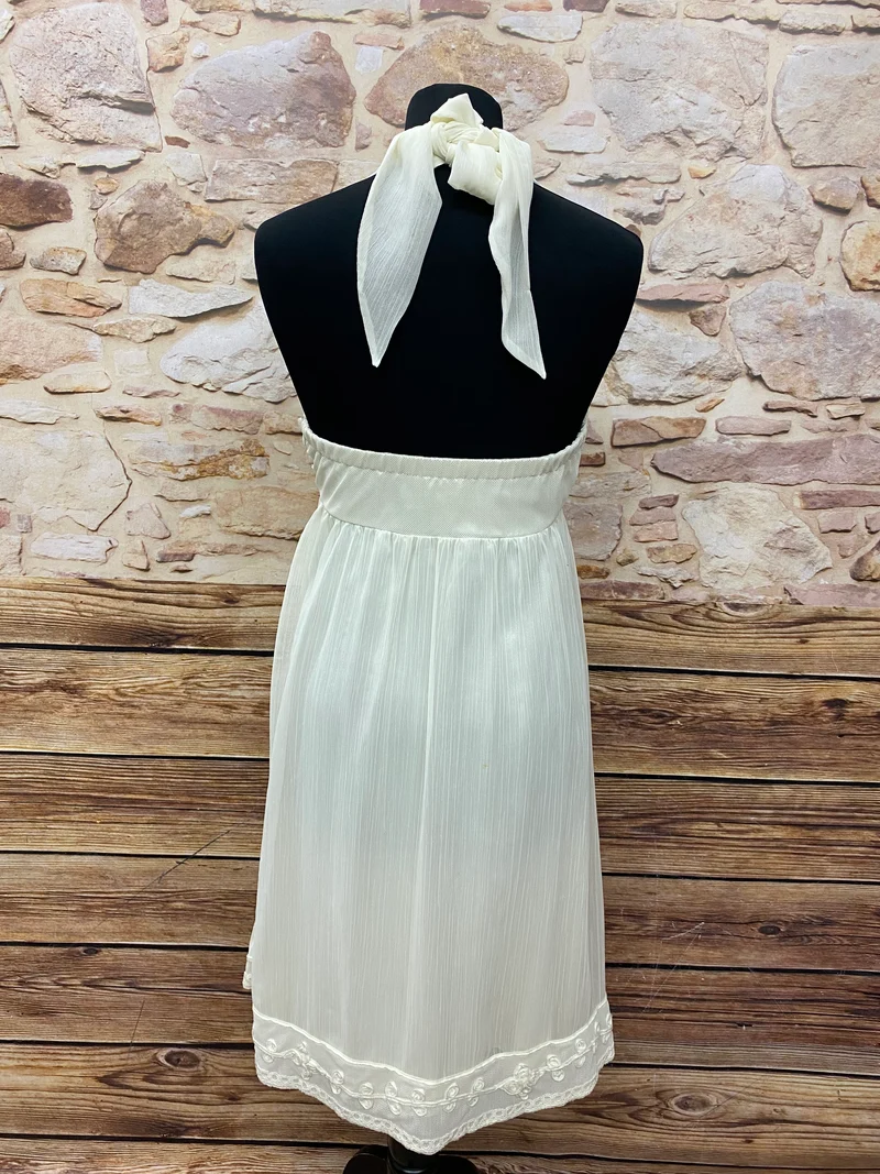Sommerkleid Boho Creme Gr.36