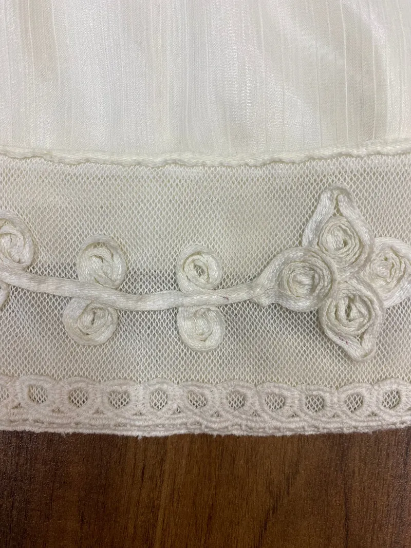 Sommerkleid Boho Creme Gr.36