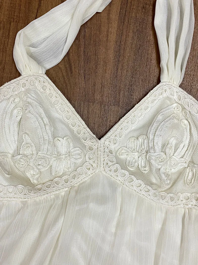 Sommerkleid Boho Creme Gr.36