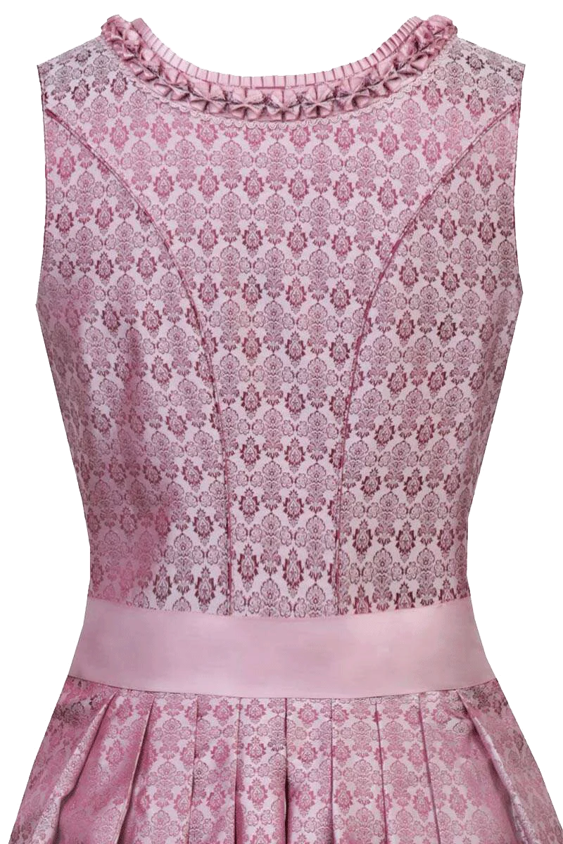 Mini-Dirndl mit Spitzenschürze