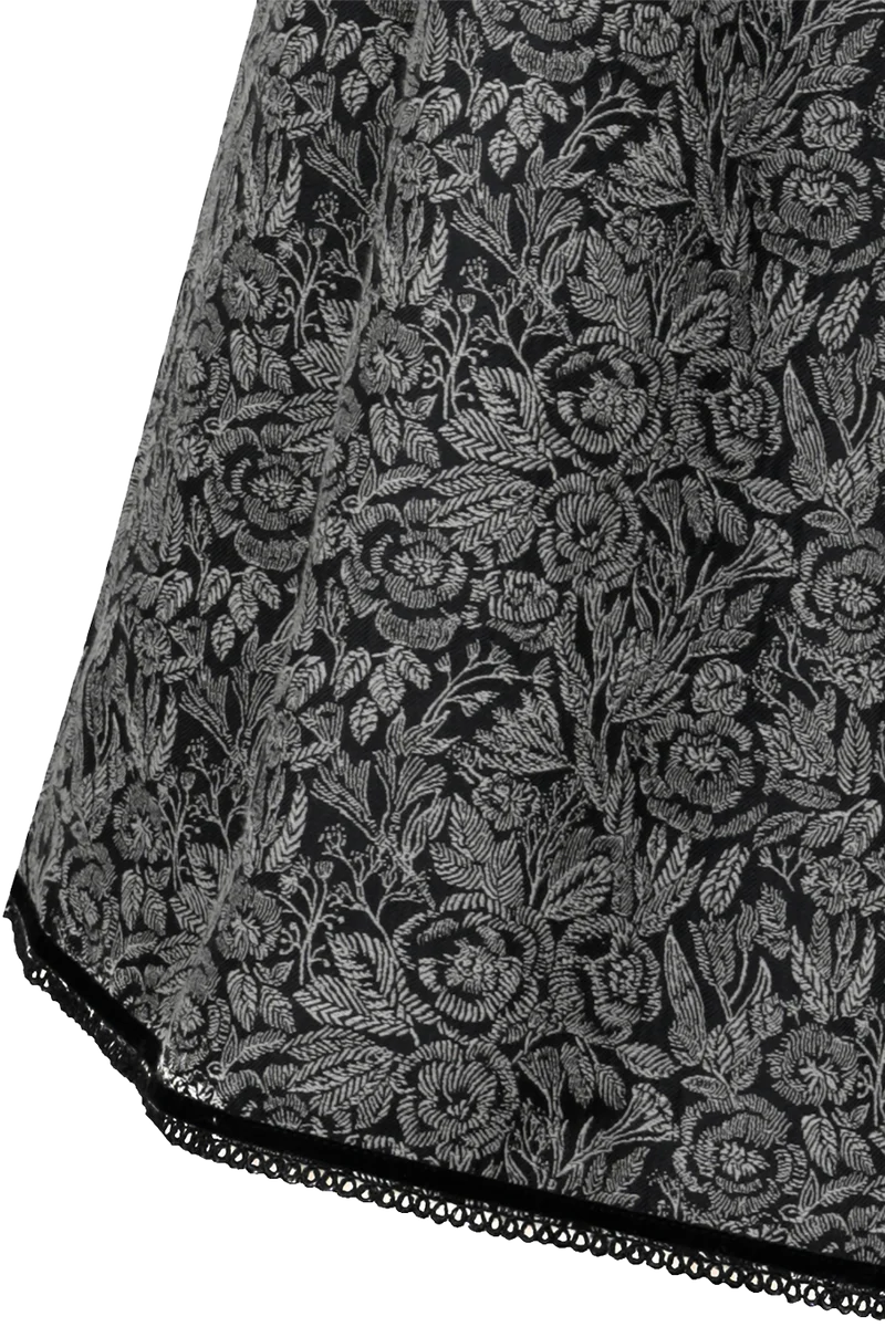 Trachtenrock mit Blumenmuster und Gürtel