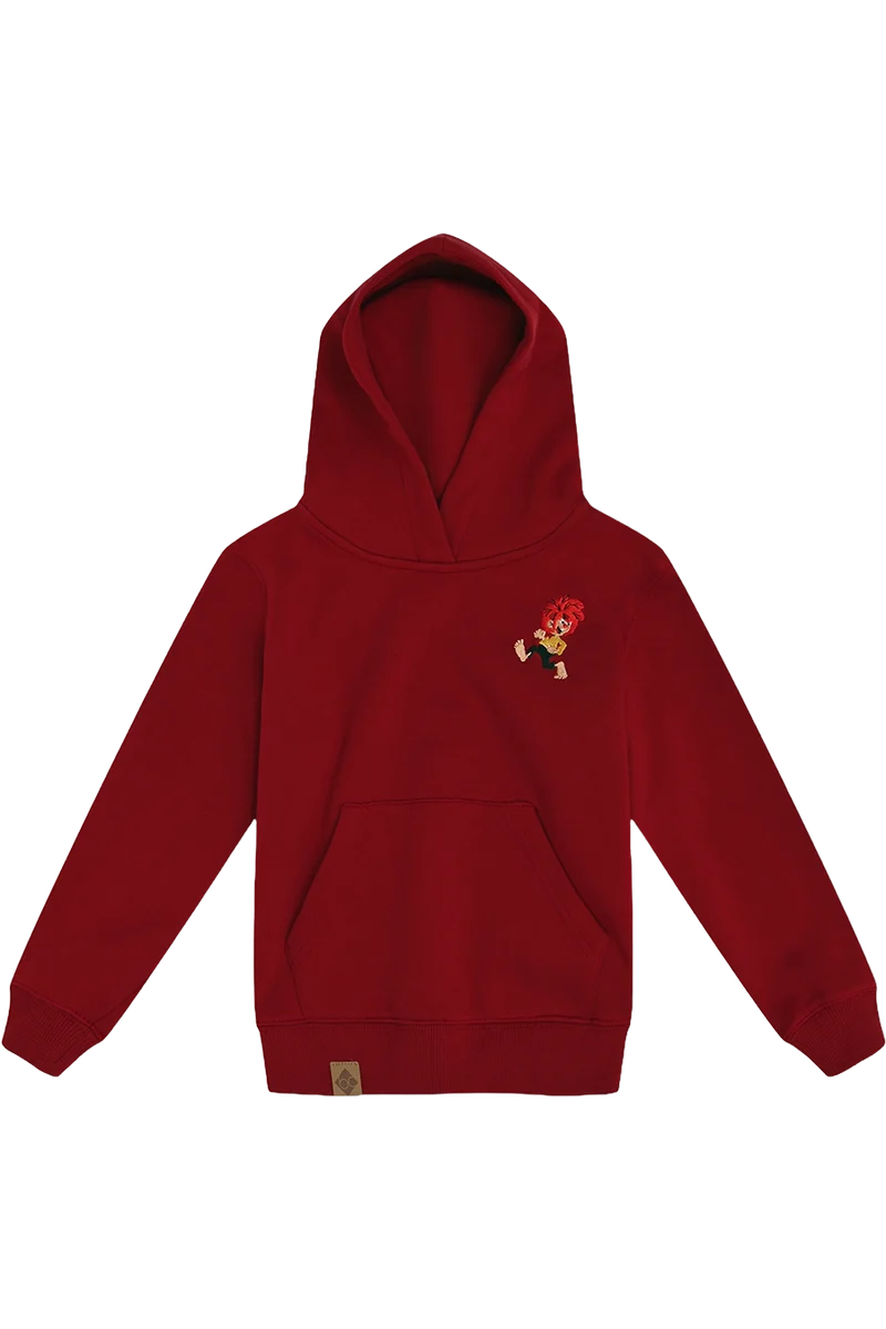Kinder Hoodie mit Pumuckl-Stickerei und Druck
