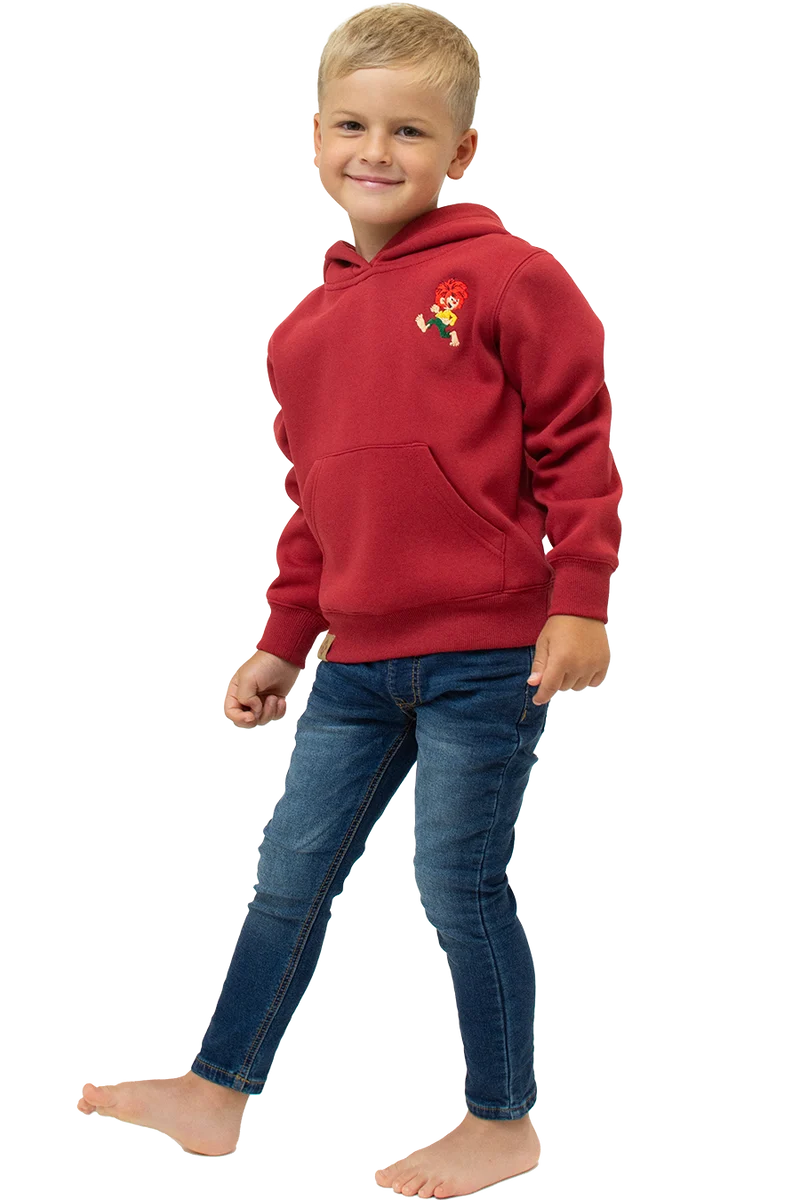Kinder Hoodie mit Pumuckl-Stickerei und Druck