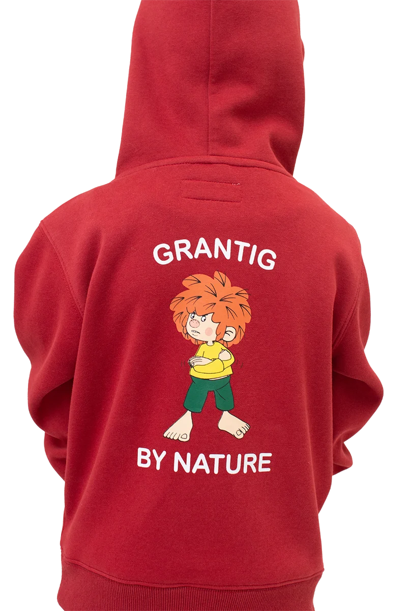 Kinder Hoodie mit Pumuckl-Stickerei und Druck
