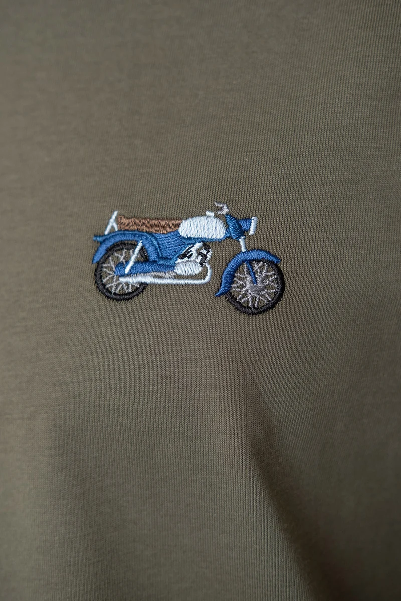 Herren T-Shirt mit Zündapp-Stickerei