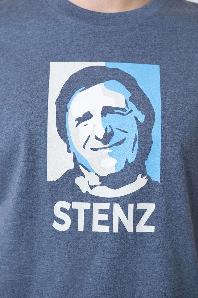 Herren T-Shirt mit Stenz-Porträt-Druck