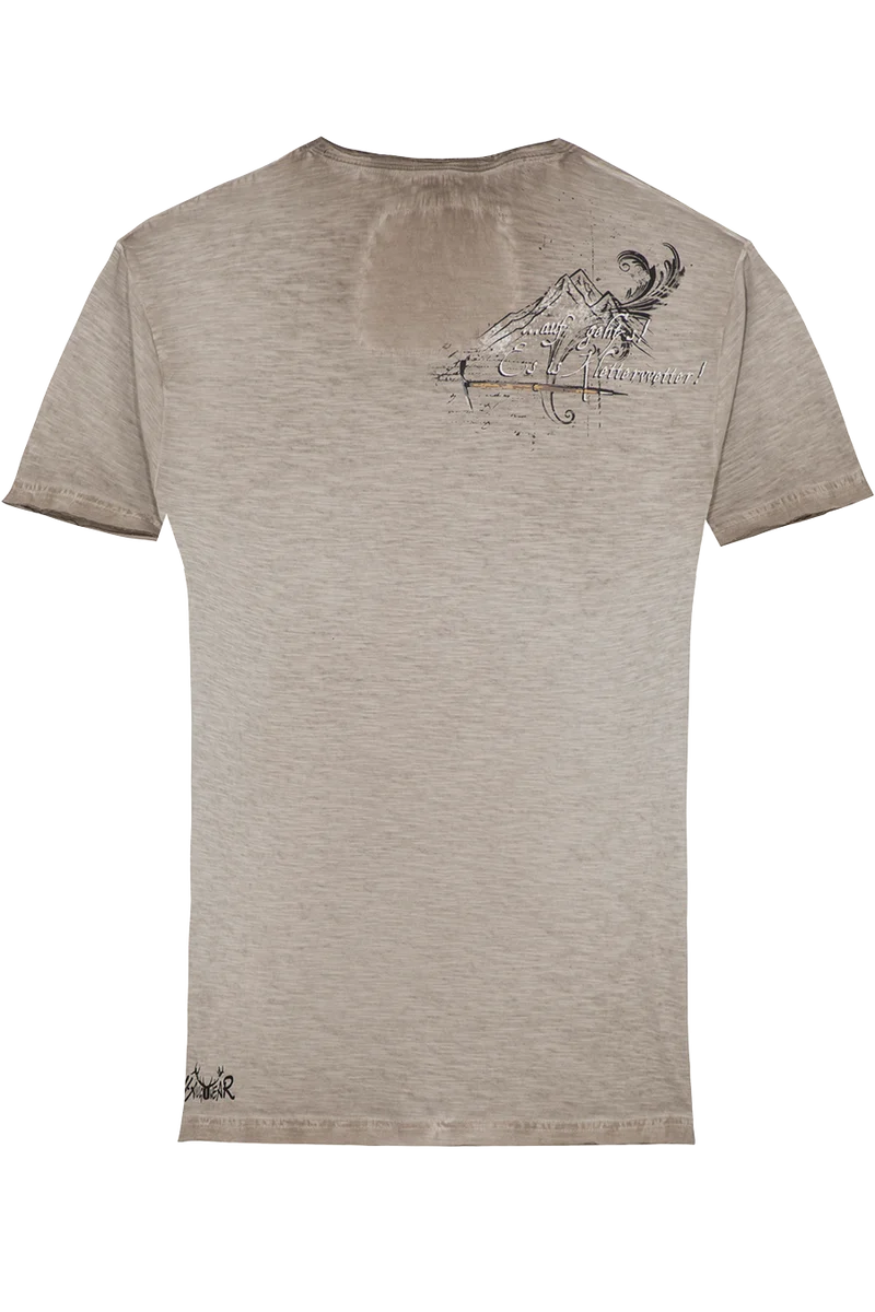 Herren T-Shirt 'Kraxler' Bergmotiv