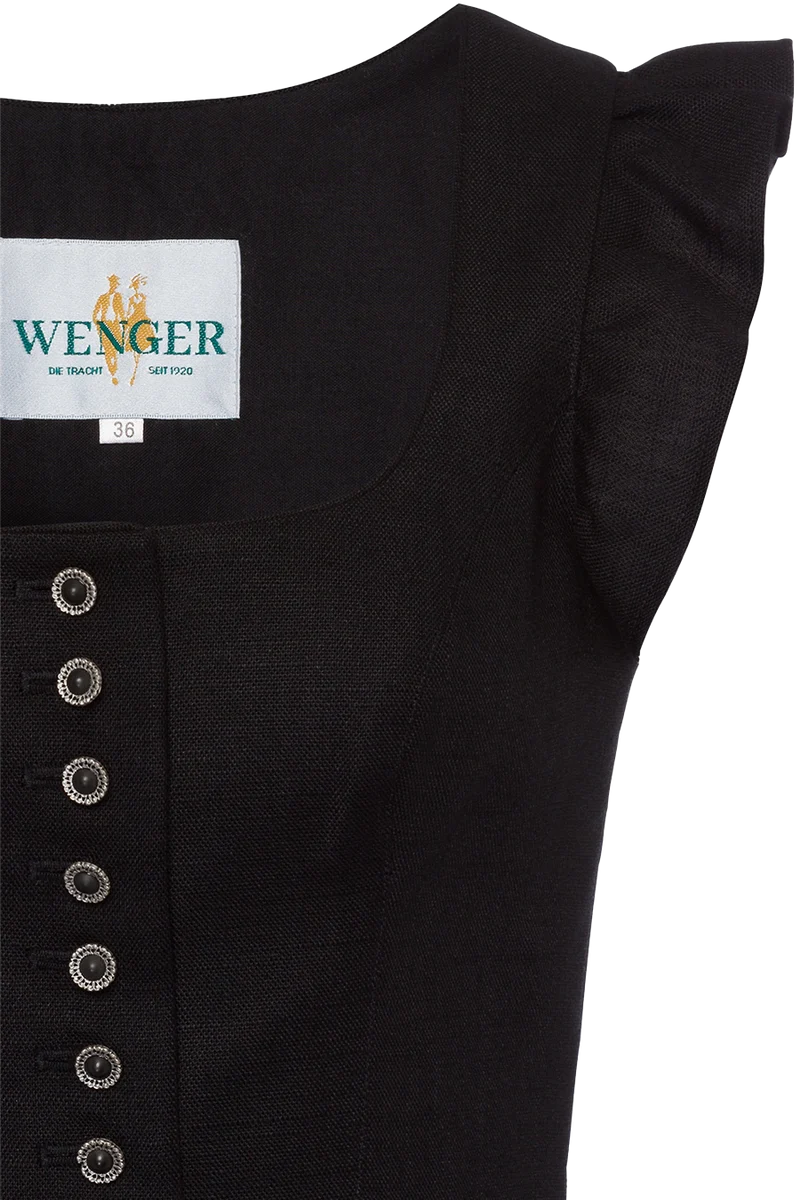 Trachtenmieder mit Flügelärmel und Schößchen