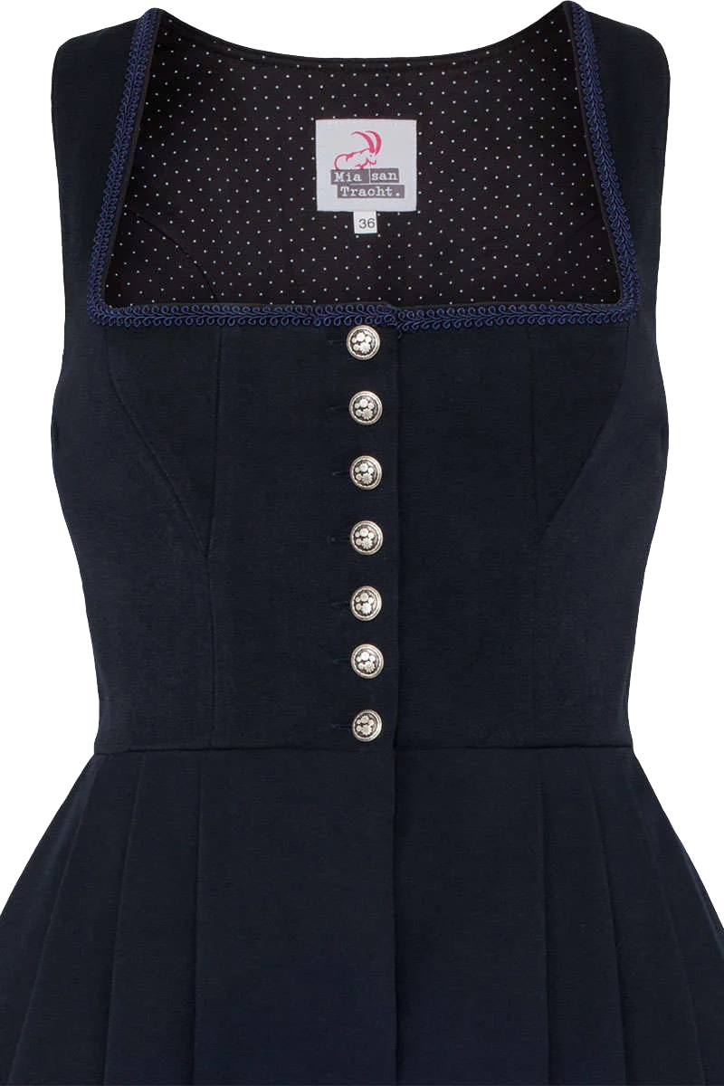 Midi-Dirndl ohne Schürze - marine