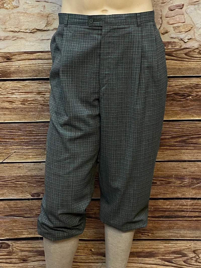 Karierte Vintage Knickerbockerhose Herren Gr. 54 – Dandy-Look