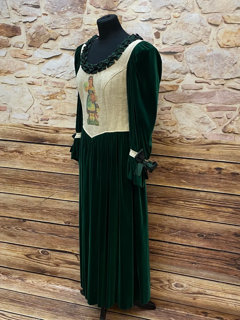 Historisches Theaterkleid Grün – Volksstück / Alpenstil Gr. 42