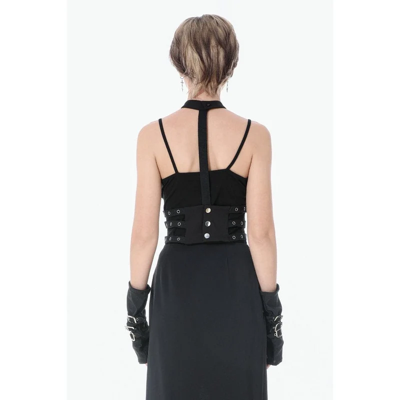 Punk-Body-Harness für Damen mit Ösen und D-Ringen