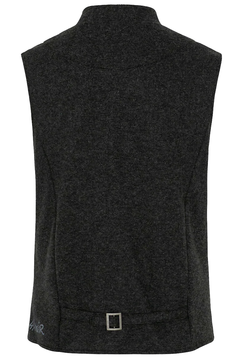Herren Trachtenweste Sweatmaterial - anthrazit